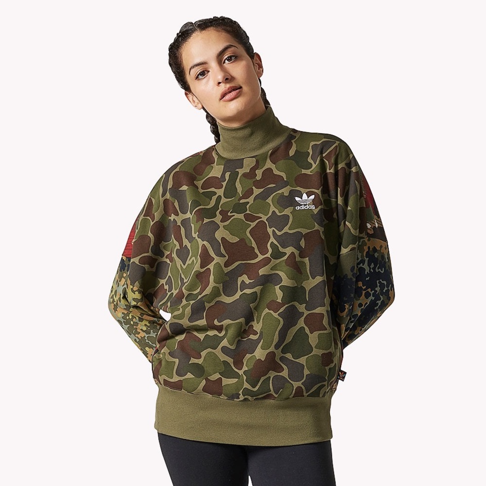 adidas Originals Pharrell Williams Hu Hiking Camo Sweatshirt